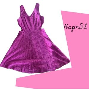 Pink Dress with Side Cutouts